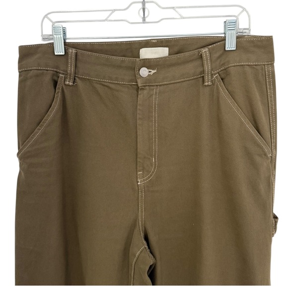 H&M Wide Cargo Trousers Wide Leg Pants Size 12 - Picture 6 of 8